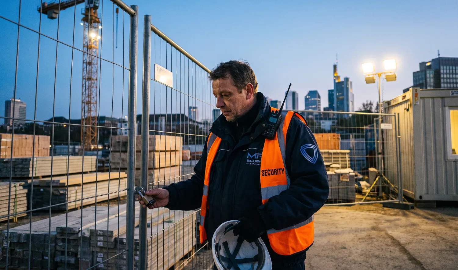 Baustellenüberwachung in Bochum – MRS Sicherheit